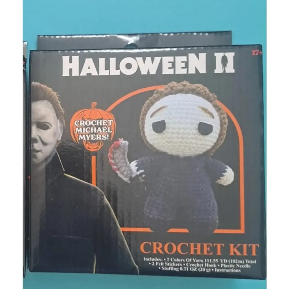 Halloween 2 Michael Myers Stuffed Crochet Doll Kit Horror Movie Theme Craft 17+